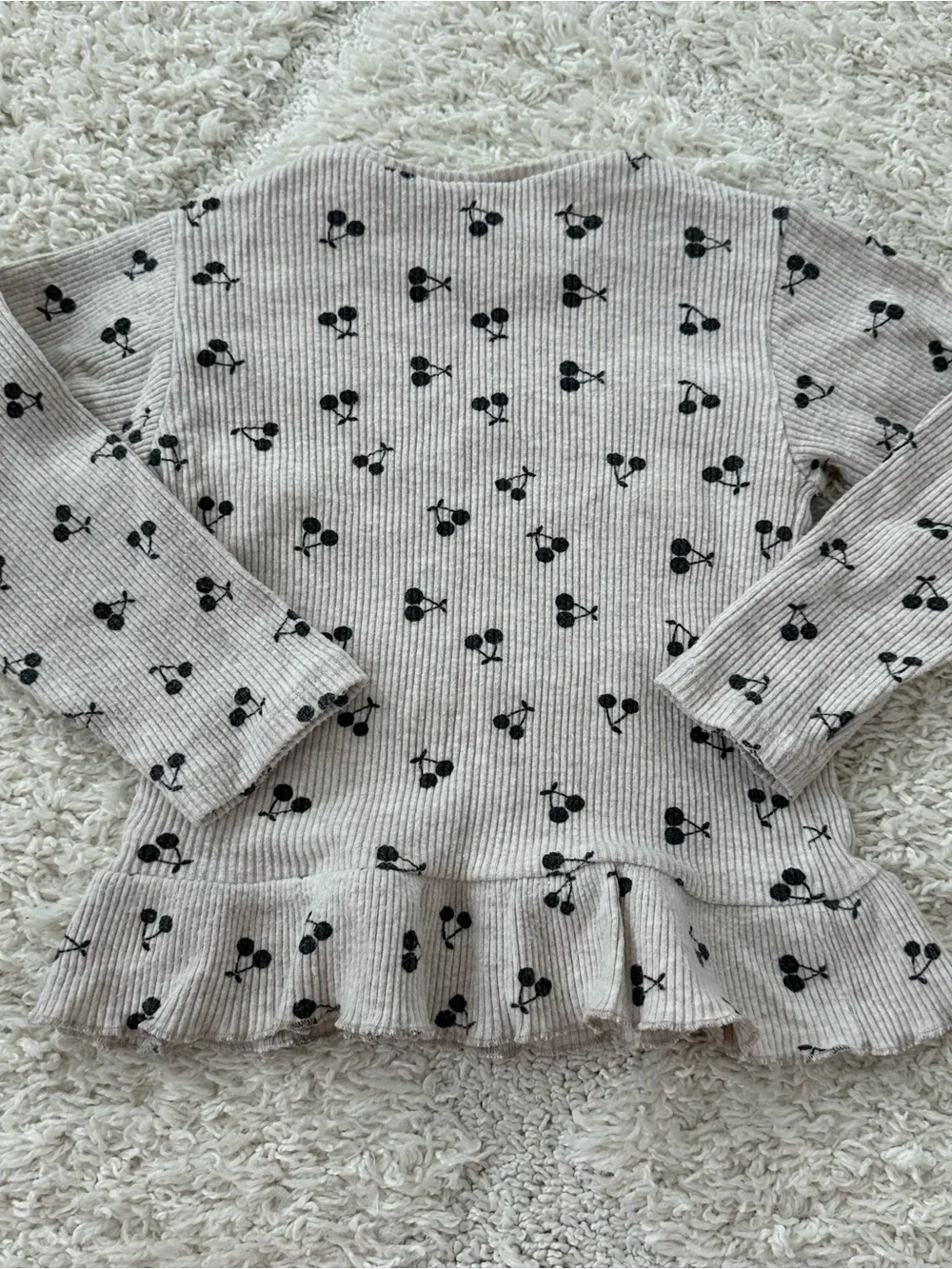 Zara Soft Ribbed Cherry Set